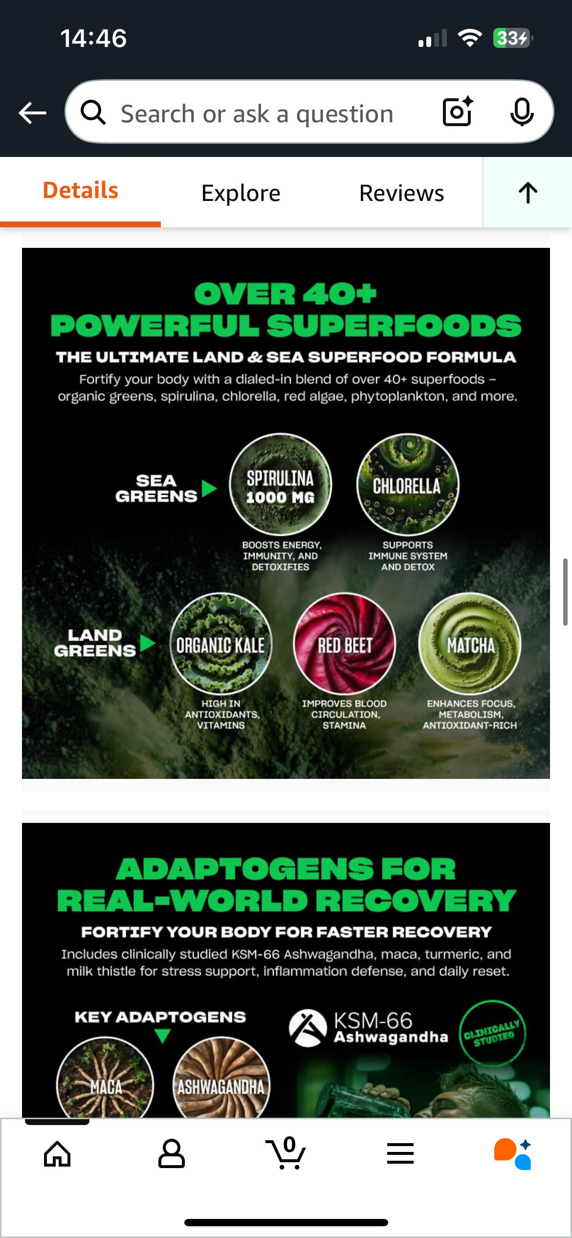 Mutant Big Greens Superfood Drink Mix 30 Servings