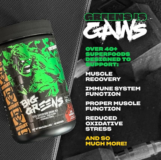 Mutant Big Greens Superfood Drink Mix 30 Servings