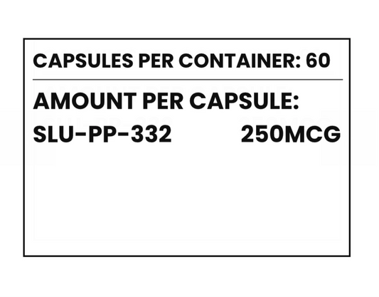 Project X SLU-PP-332 Metabolic Enhancer 60 Capsules 250mcg