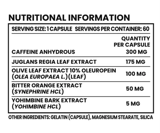 Project X Ultra Burn Extreme Fat Burner 60 Capsules