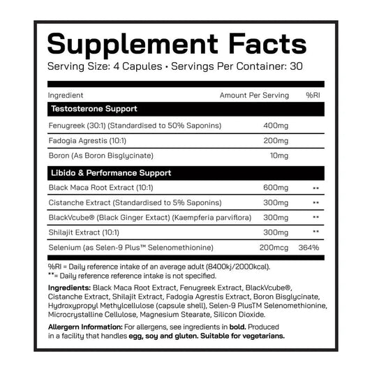 DNA Sports Man Up! Male Health Support 120 Capsules