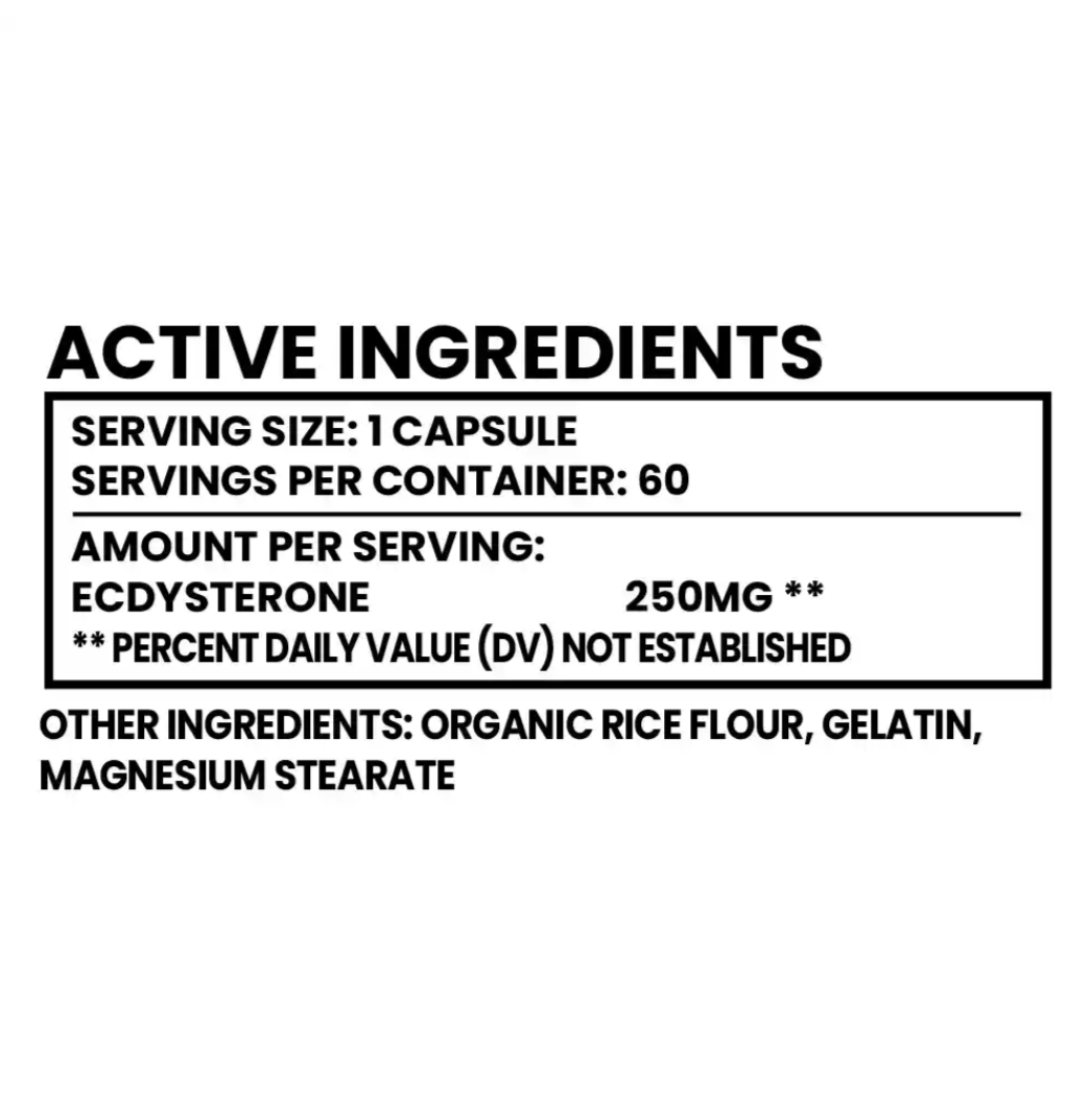 Project X Ecdysterone 60 Capsules