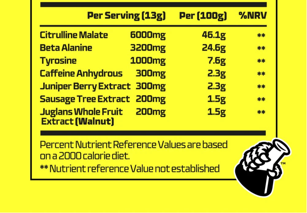 Beast Pharm Stim Pre Workout 10 Servings Sour Cherry Flavour