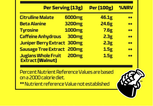 Beast Pharm Stim Pre Workout 10 Servings Sour Cherry Flavour