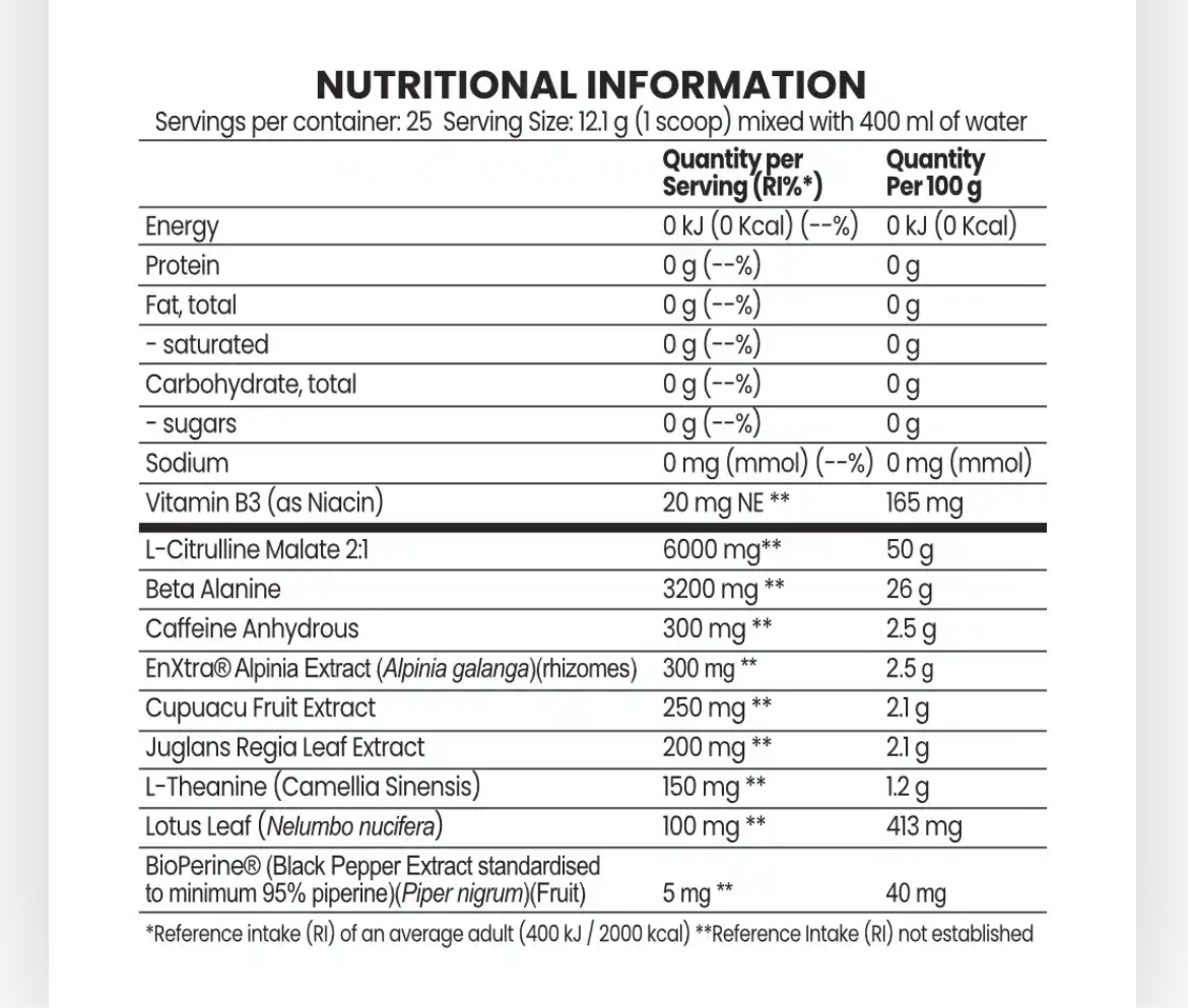 Chaos Crew Bring The Chaos Pre Workout 25 Servings