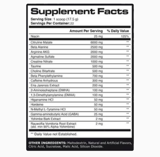 Skull Labs Angel Dust Pump (US Import) Pre Workout 22 Servings