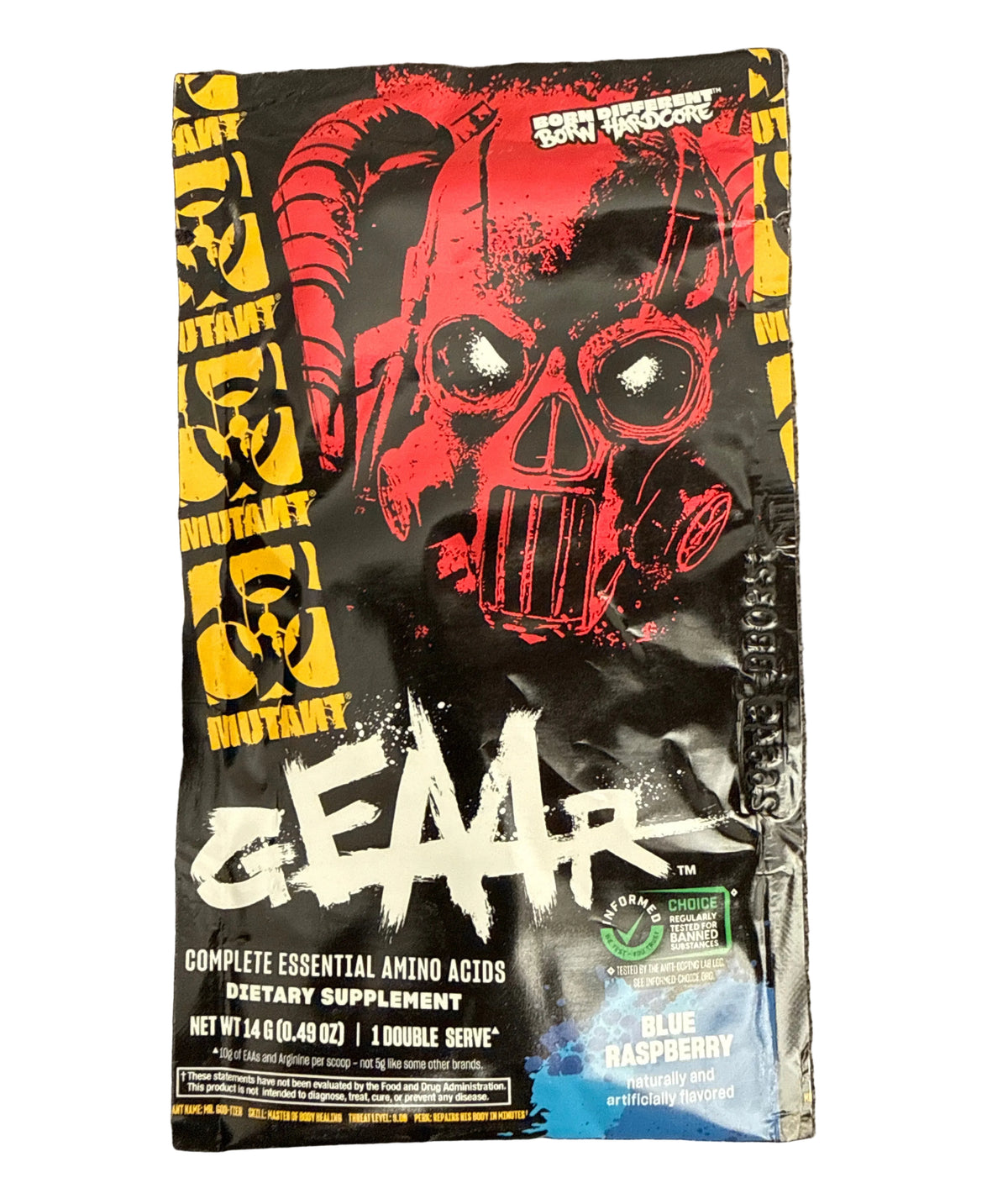 🎁 Mutant GEAAR Sample Blue Raspberry Flavour (1 Serving) (100% off)