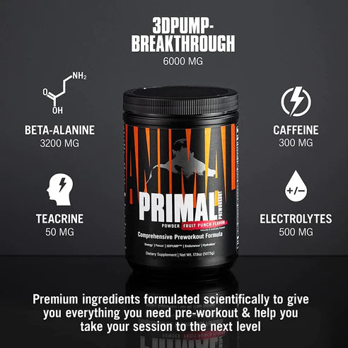 Animal Primal Pre Workout 25 Servings