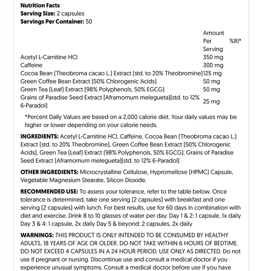 JNX Sports The Omen! 100 Capsules