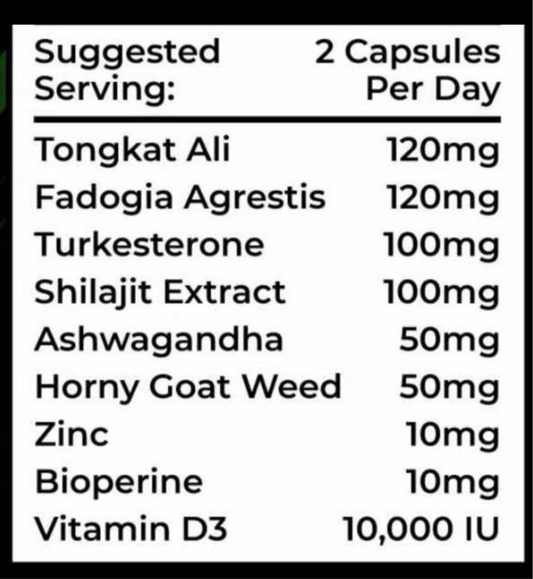 Test Booster by MK677 Direct 60 Capsules