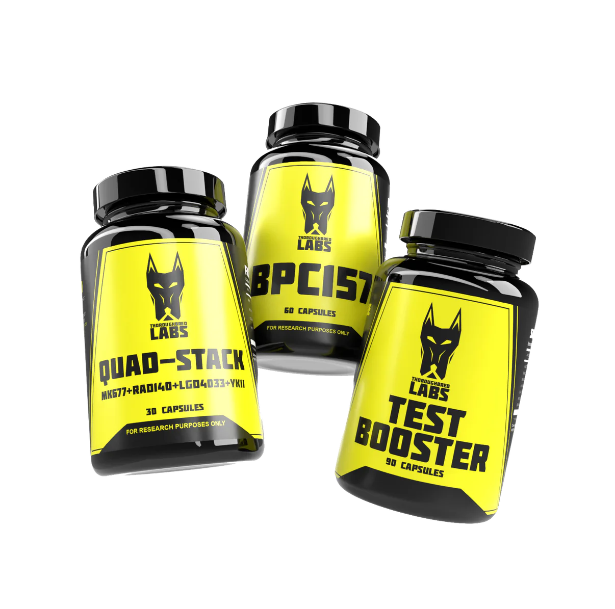 Thoroughbred Labs Gold Stack (Quad Stack, BPC157, PCT/Test Booster)
