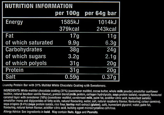 Warrior Crunch Protein Bar 64g