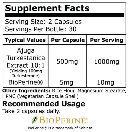Black Mamba Turk 60 Capsules 30 Servings