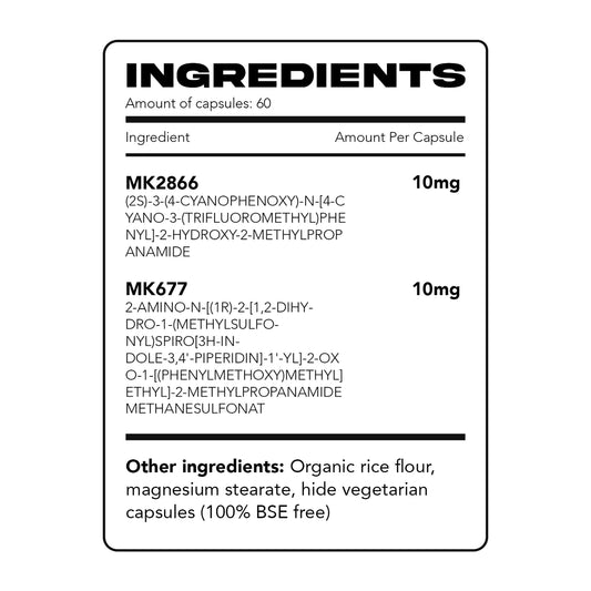 Wartorn Labz MK677 & MK2866 Stack 60 Capsules
