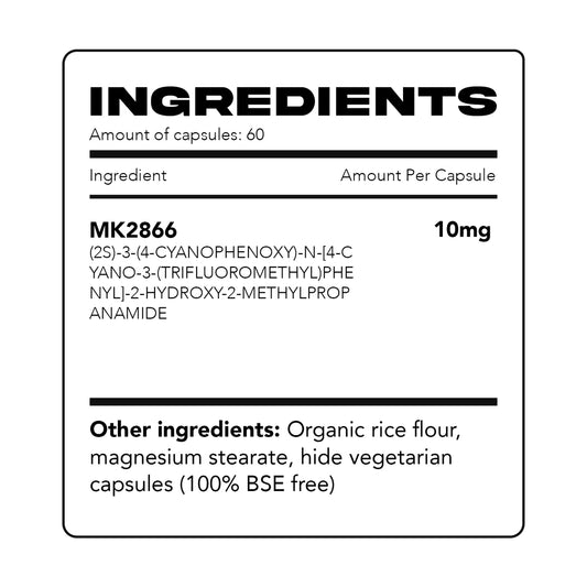 Wartorn Labz MK2866 Ostarine 60 Capsules