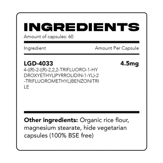 Wartorn Labz LGD4033 Ligandrol 60 Capsules