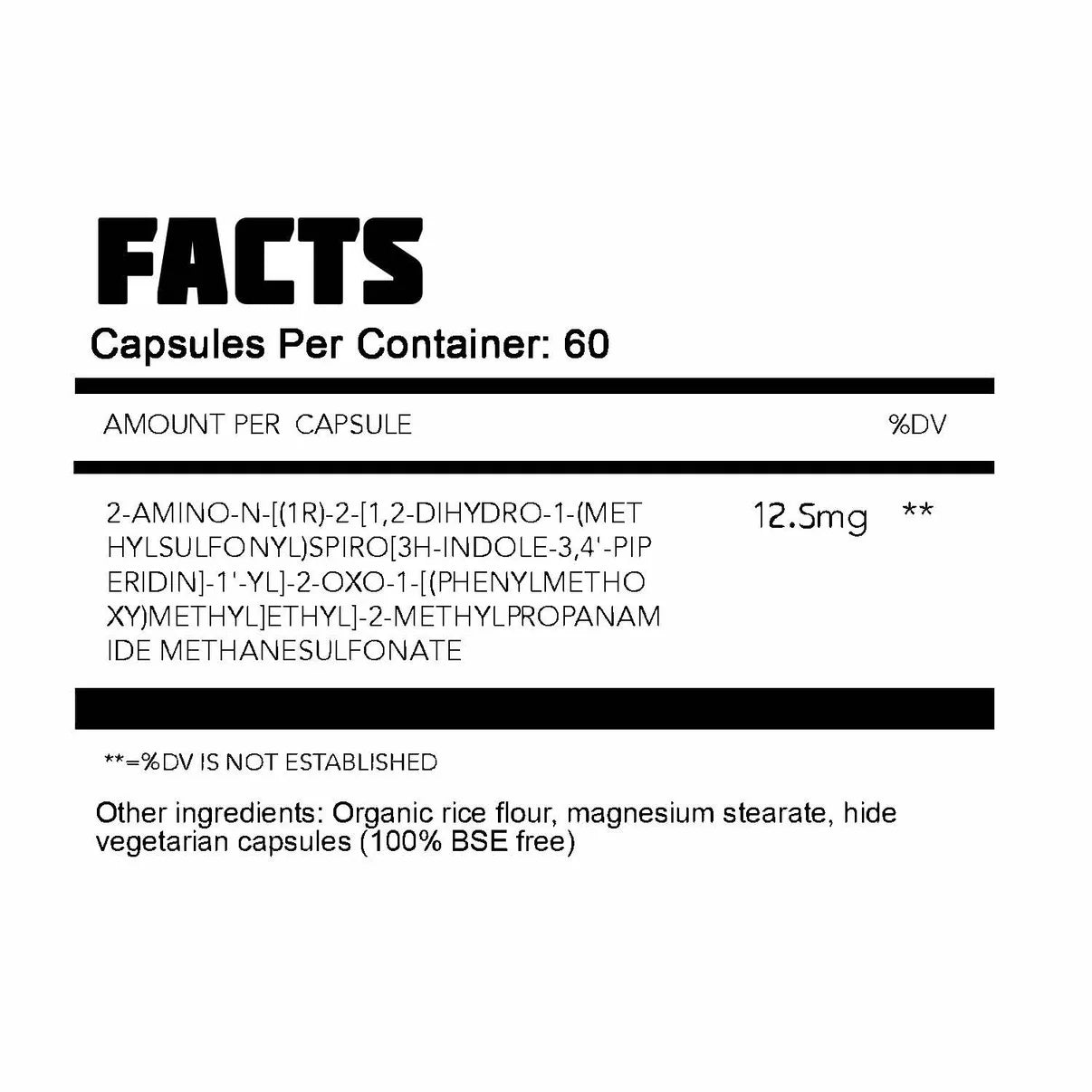 Thoroughbred Labs MK677 12.5mg 60 Capsules