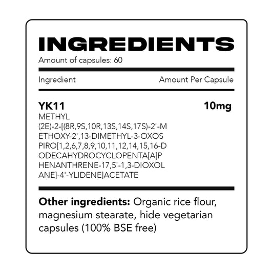 Wartorn Labz YK11 10mg 60 Capsules