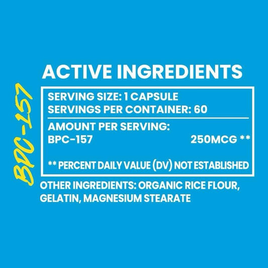 Project X BPC157 250mcg 60 Capsules