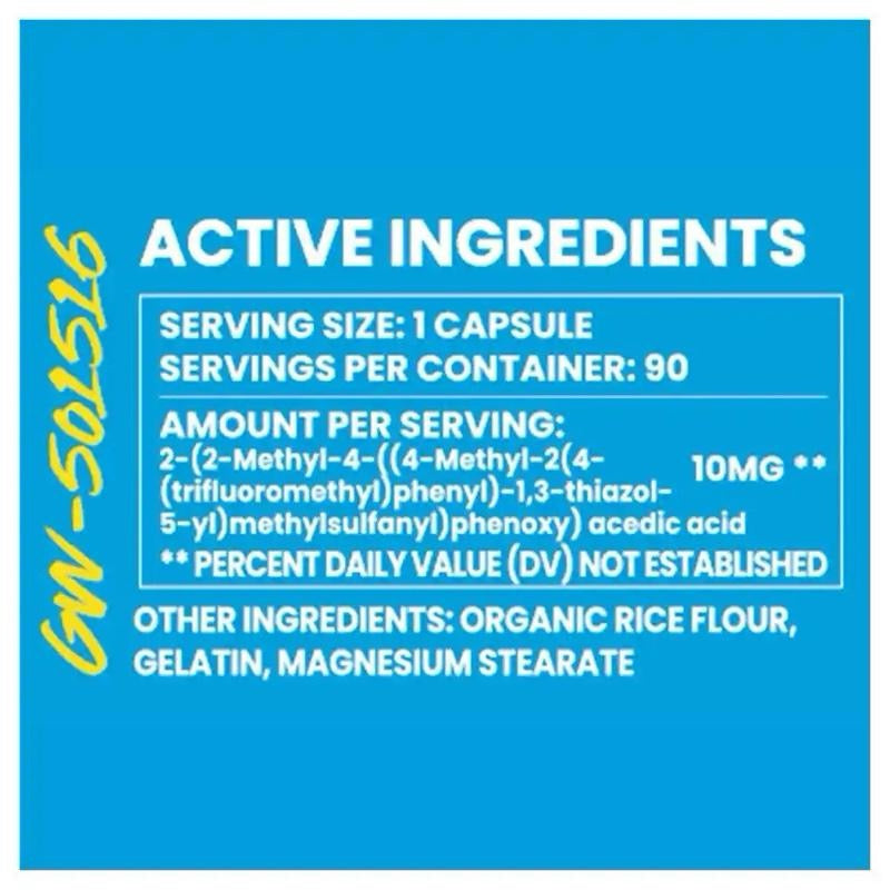 Project X GW501516 Cardarine 10mg 90 Capsules