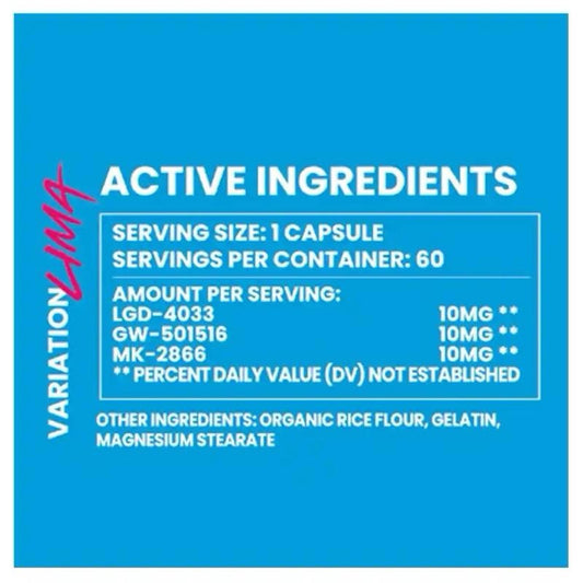 Project X Lima (LGD4033, GW501516, MK2866) 60 Capsules