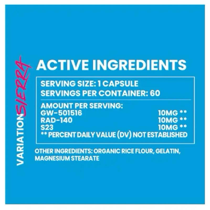 Project X Sierra (GW501516, RAD140, S23) 60 Capsules