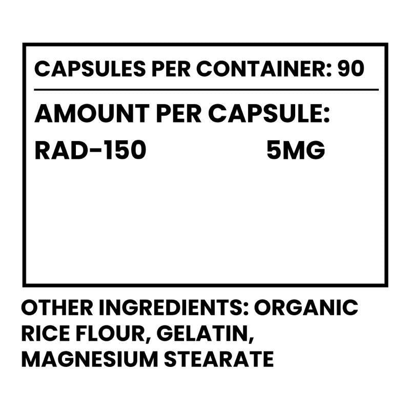 Project X RAD150 5mg 90 Capsules