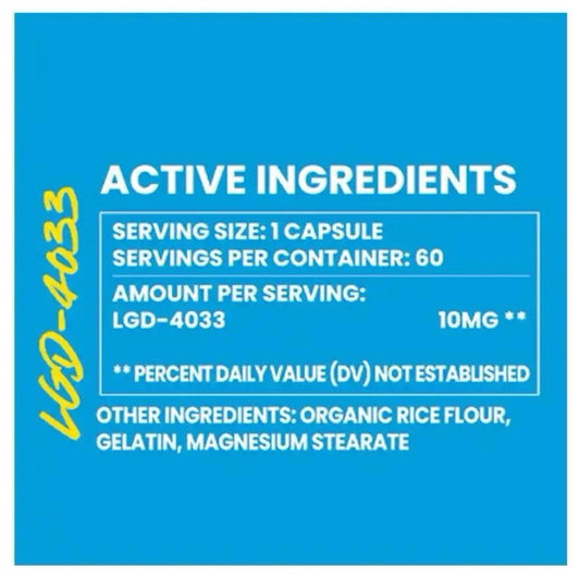 Project X LGD4033 Ligandrol 10mg 60 Capsules