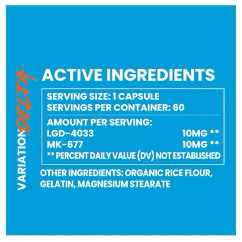 Project X Delta (LGD4033, MK677) 60 Capsules