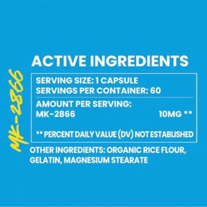 Project X MK2866 Ostarine 10mg 60 Capsules