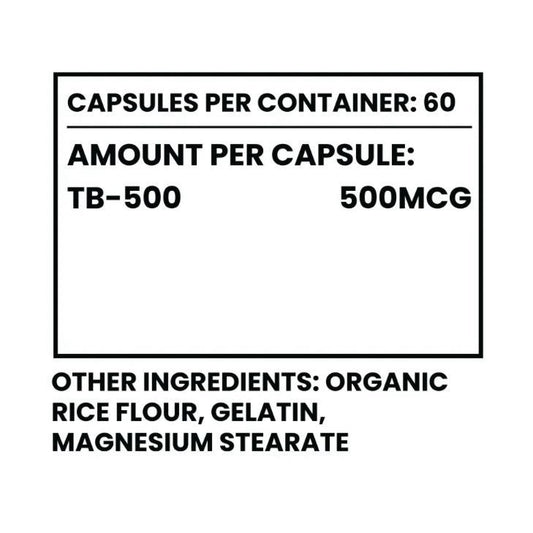 Project X TB500 500mcg 60 Capsule