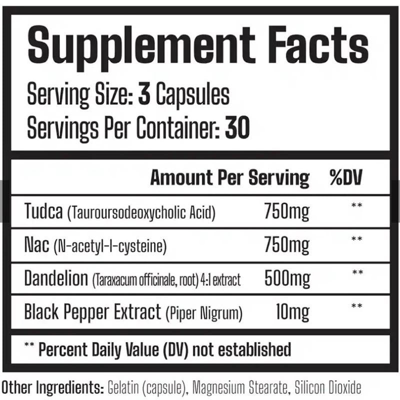 Muscle Rage Liver Reset+ 90 Capsules