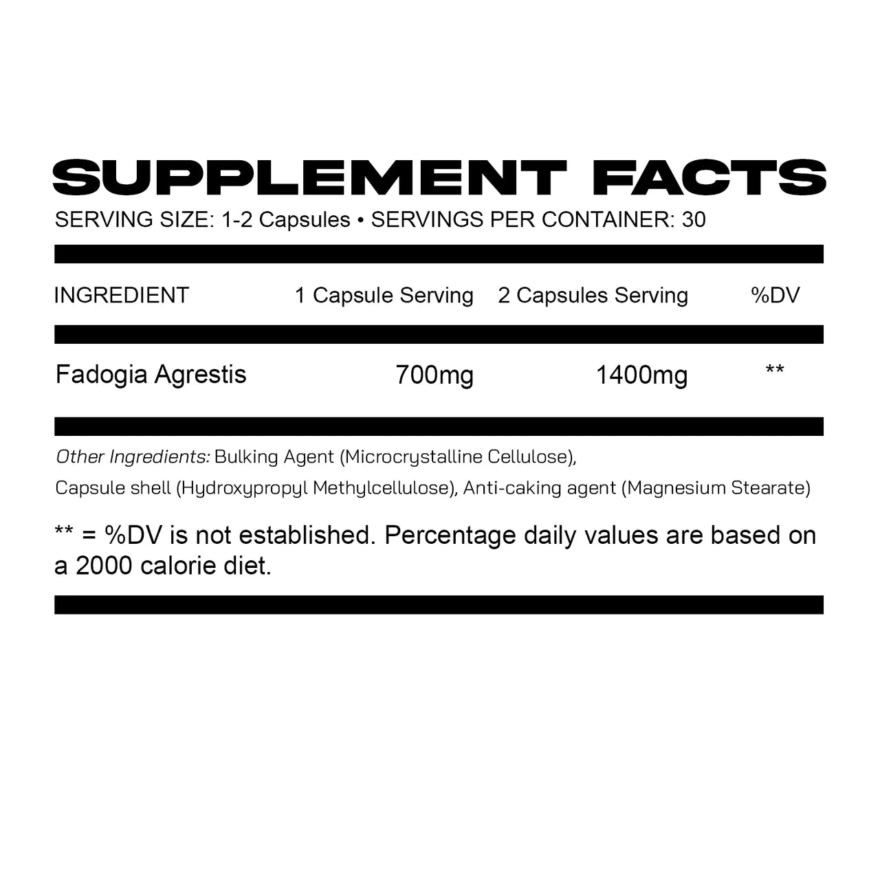 Wartorn Labz Fadogia Agrestis 60 Capsules