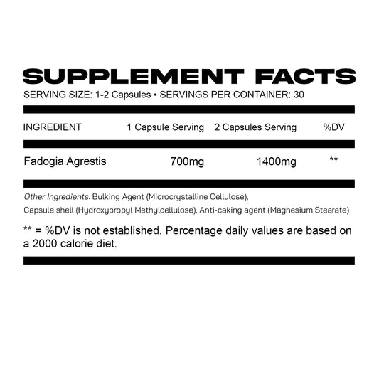 Wartorn Labz Fadogia Agrestis 60 Capsules