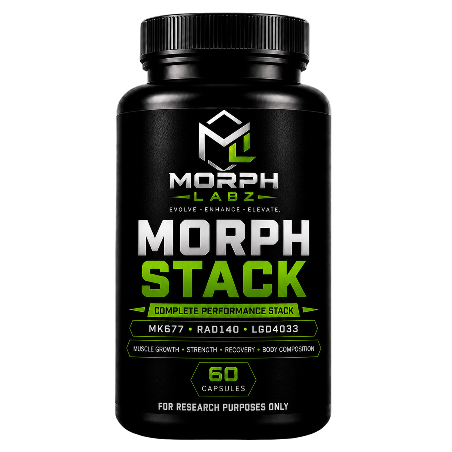 Morph Labz Morph Stack (MK677, RAD140, LGD4033) 60 Capsules