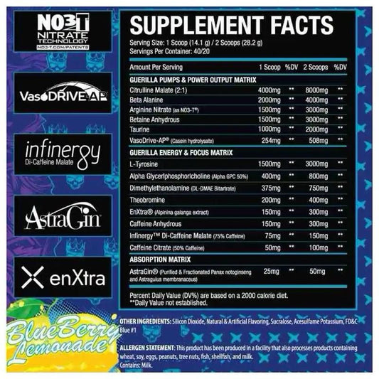 Xtremis Cartel El Jefe Limited Edition Pre Workout 40/20 Servings