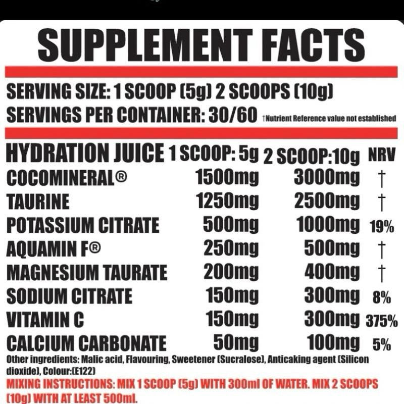 Gorillalpha Hydration Juice 300g