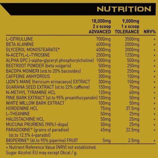 Alpha Neon Darkside Onslaught Ultima Pre Workout 600g 30 servings