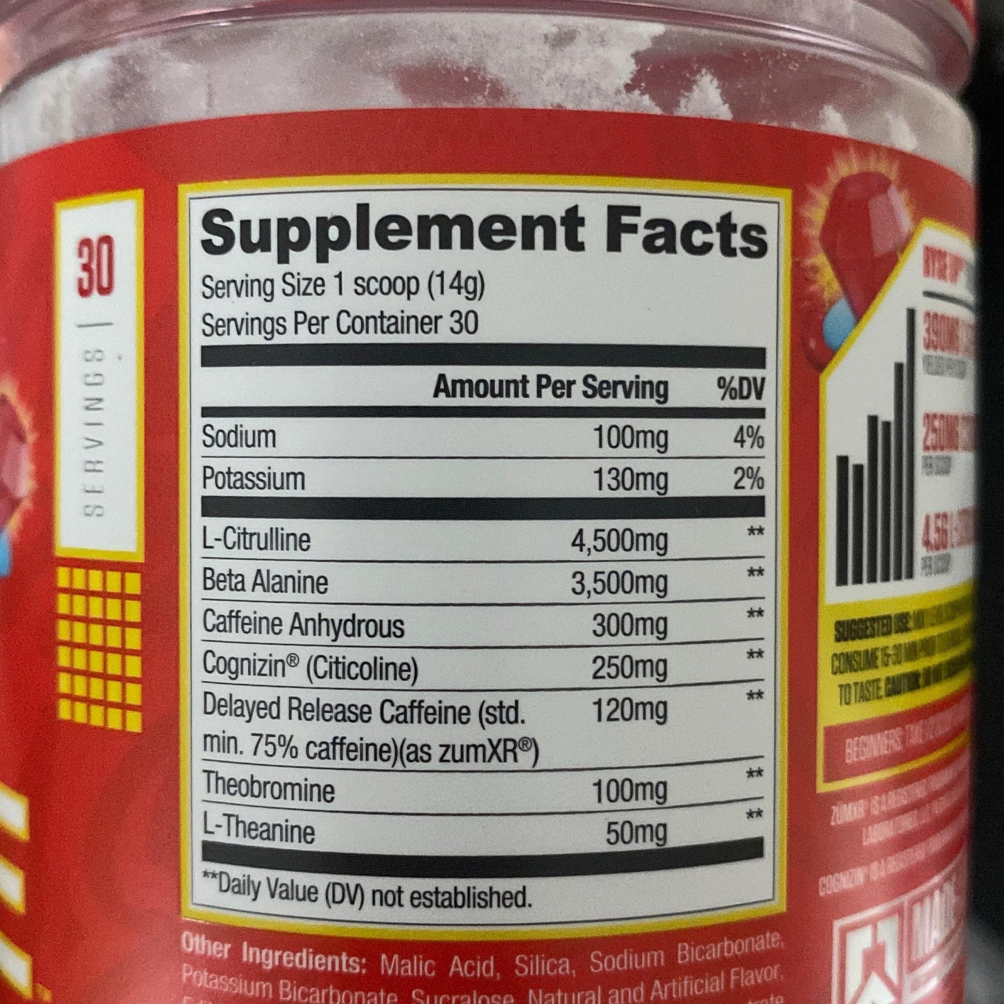 Ryse Loaded Pre Workout 438g 30 Servings