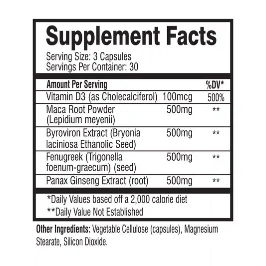 Muscle Rage Vibe Libido Booster 90 Capsules