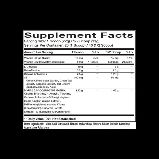 InnovaPharm MVPre 3.0 40/20 Servings