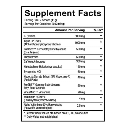 Vices and Vibes Tweak Pre Workout 20 Servings