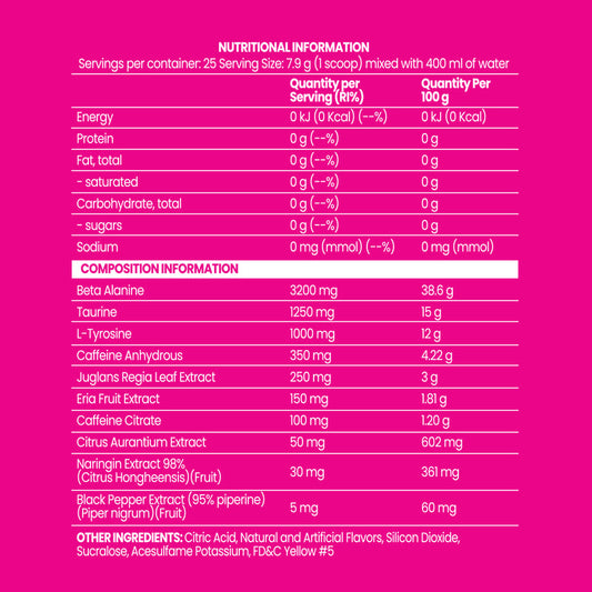 Chaos Crew Stim Head Pre Workout 25 Servings