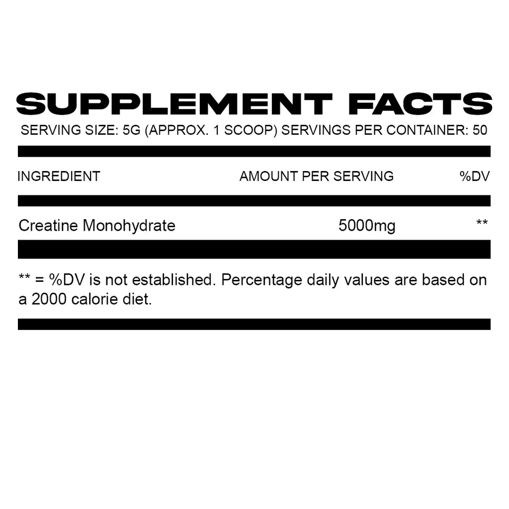 Wartorn Creatine Monohydrate 50 Servings