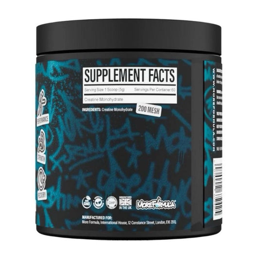 MoreFormula Creatine Monohydrate 60 Servings