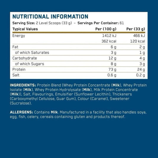 Applied Nutrition Critical Whey Protein Powder 2KG 61 Servings