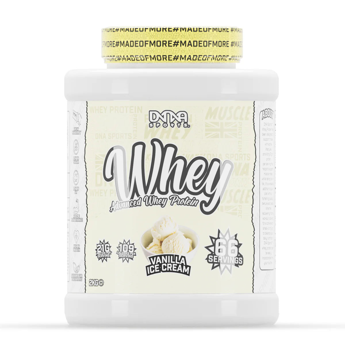 DNA Sports Advanced Whey Protein 2KG