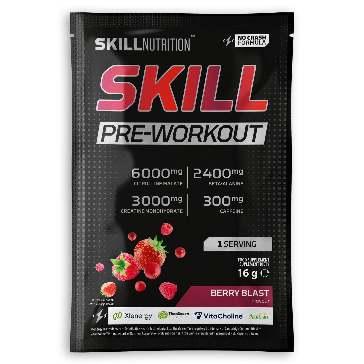 Skill Nutrition Pre Workout Sample (1 Serving) 16g