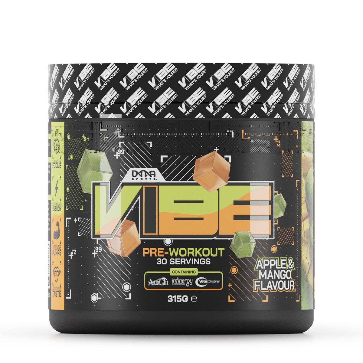 DNA Sports Vibe V2 Pre Workout 315g 30 Servings