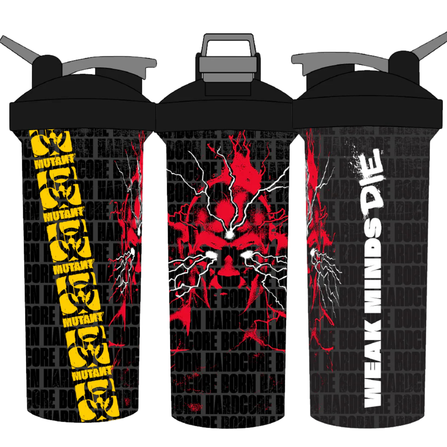Mutant “Weak Minds Die” Shaker Bottle 700ml
